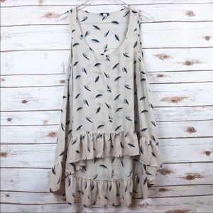 Torrid Sheer Hi-Low Tunic Top